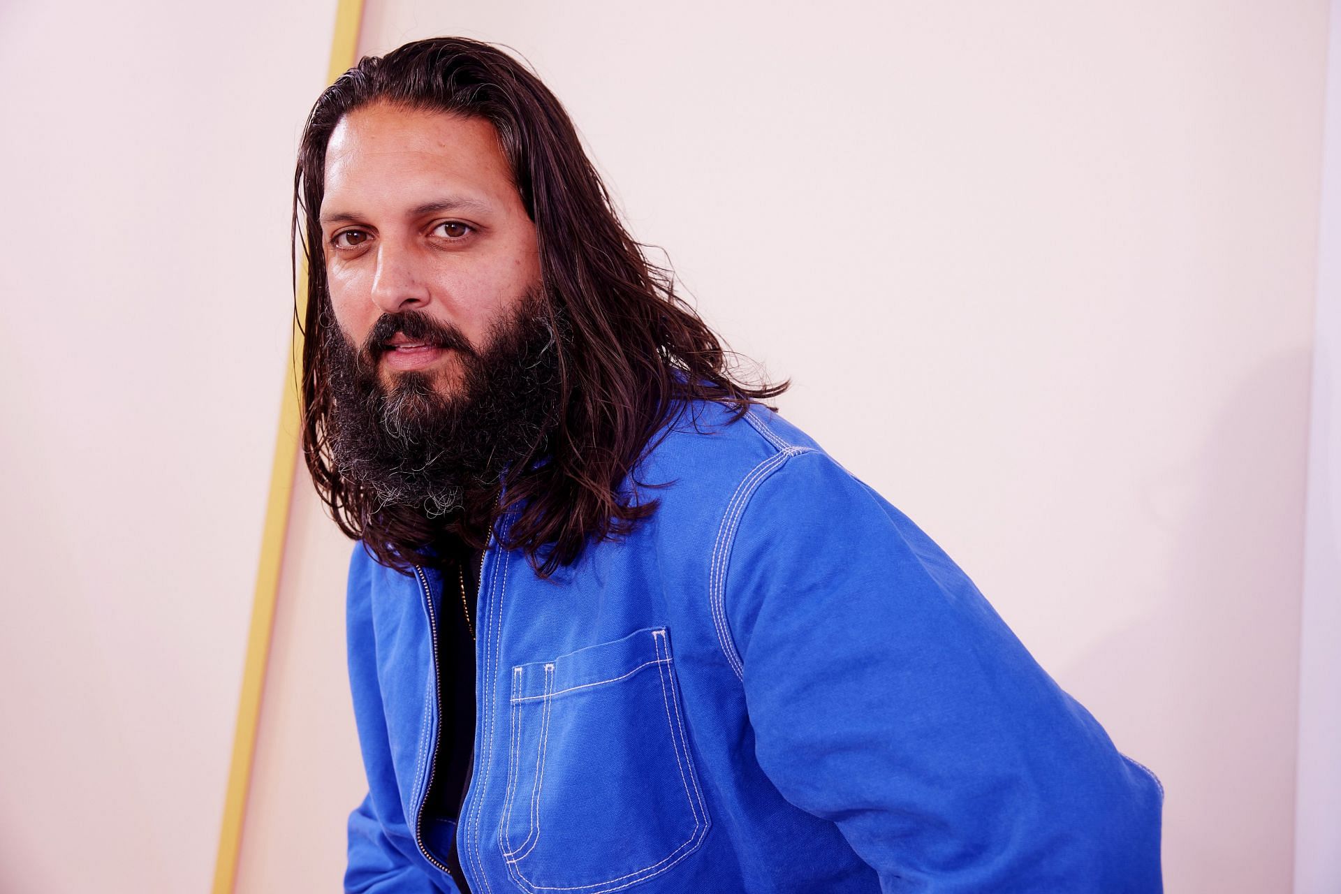 Shazad Latif visits the IMDb Portrait Studio (Image via Getty)